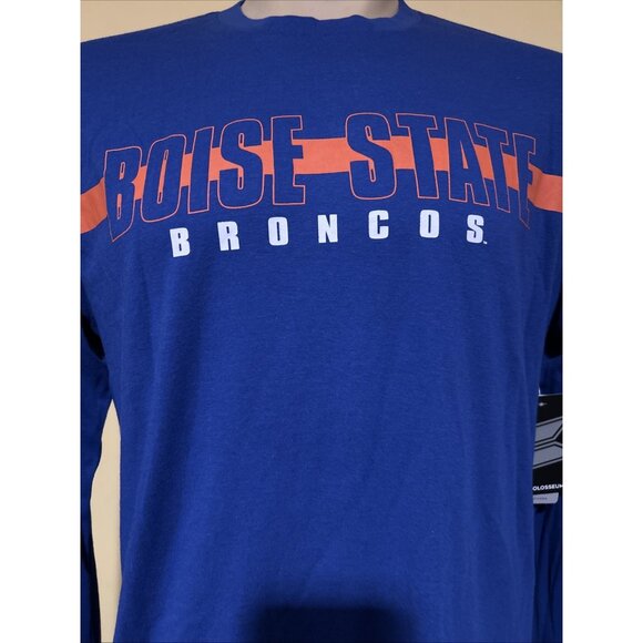 NEW Boise State BSU Broncos Colosseum Blue  Shirt Men's L - Picture 2 of 8